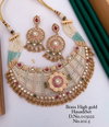 Antique Designer Brass High Gold Hasadi Set 5 Wholesale Bridal Jewellery Suppliers In Mumbai
